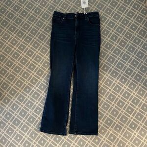 Frame Denim Dark Blue Straight Leg Jeans